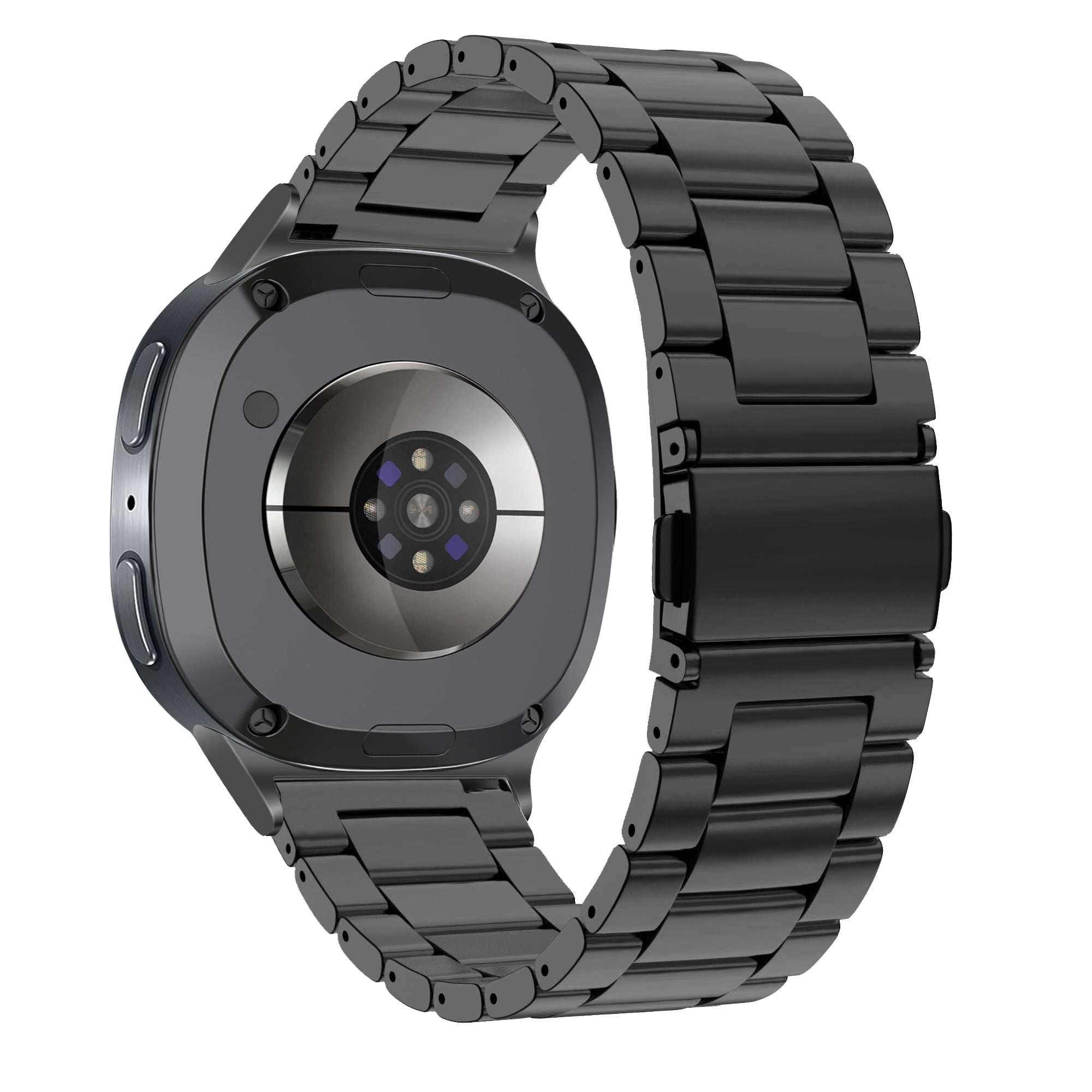 Bandz Samsung Galaxy Watch 8 Classic stalen band 'Classic' (zwart)