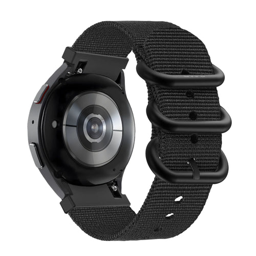 BALR Polar Ignite 2 nylon band met gesp (zwart)