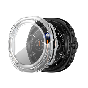 Bandz Samsung Galaxy Watch 8 Classic PC Cover with Glass (Transparent)