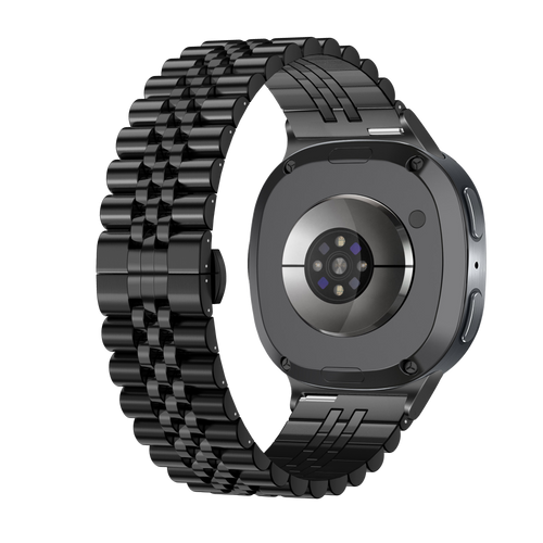 Samsung Galaxy Watch 8 - 40mm Jubilee stalen band (zwart)
