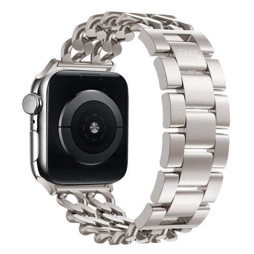 xoxo Wildhearts Apple Watch stalen chain bandje (sterrenlicht) - 38/40/41/42mm