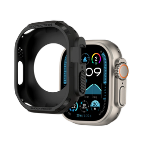Bandz Apple Watch Ultra - 49mm robuust TPU hoesje (zwart)