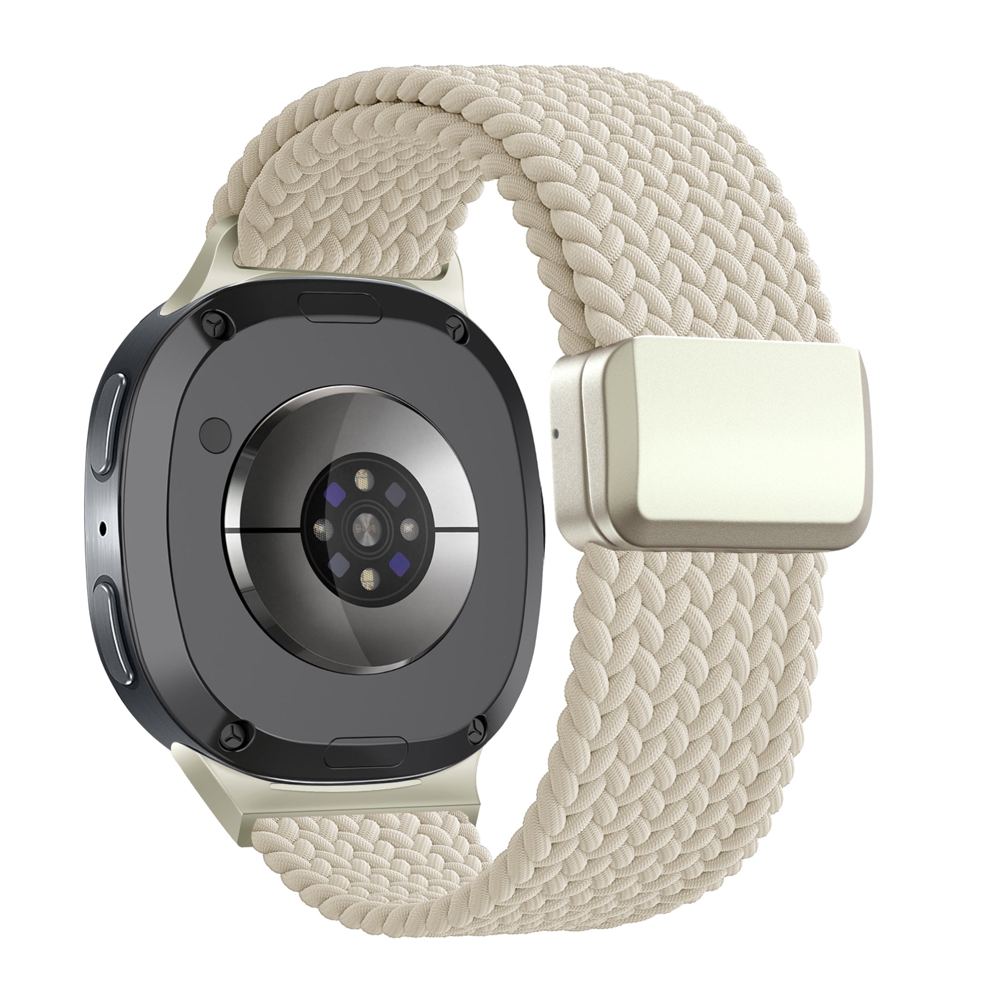 Bandz Samsung Galaxy Watch 8 - 40mm magnetisch geweven bandje (sterrenlicht)