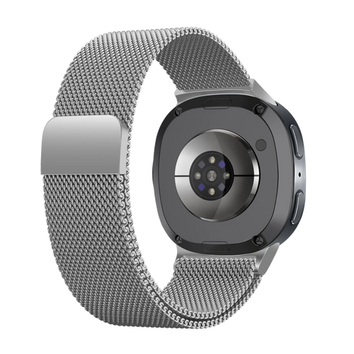 Samsung Galaxy Watch 8 - 44mm Milanese band (zilver)