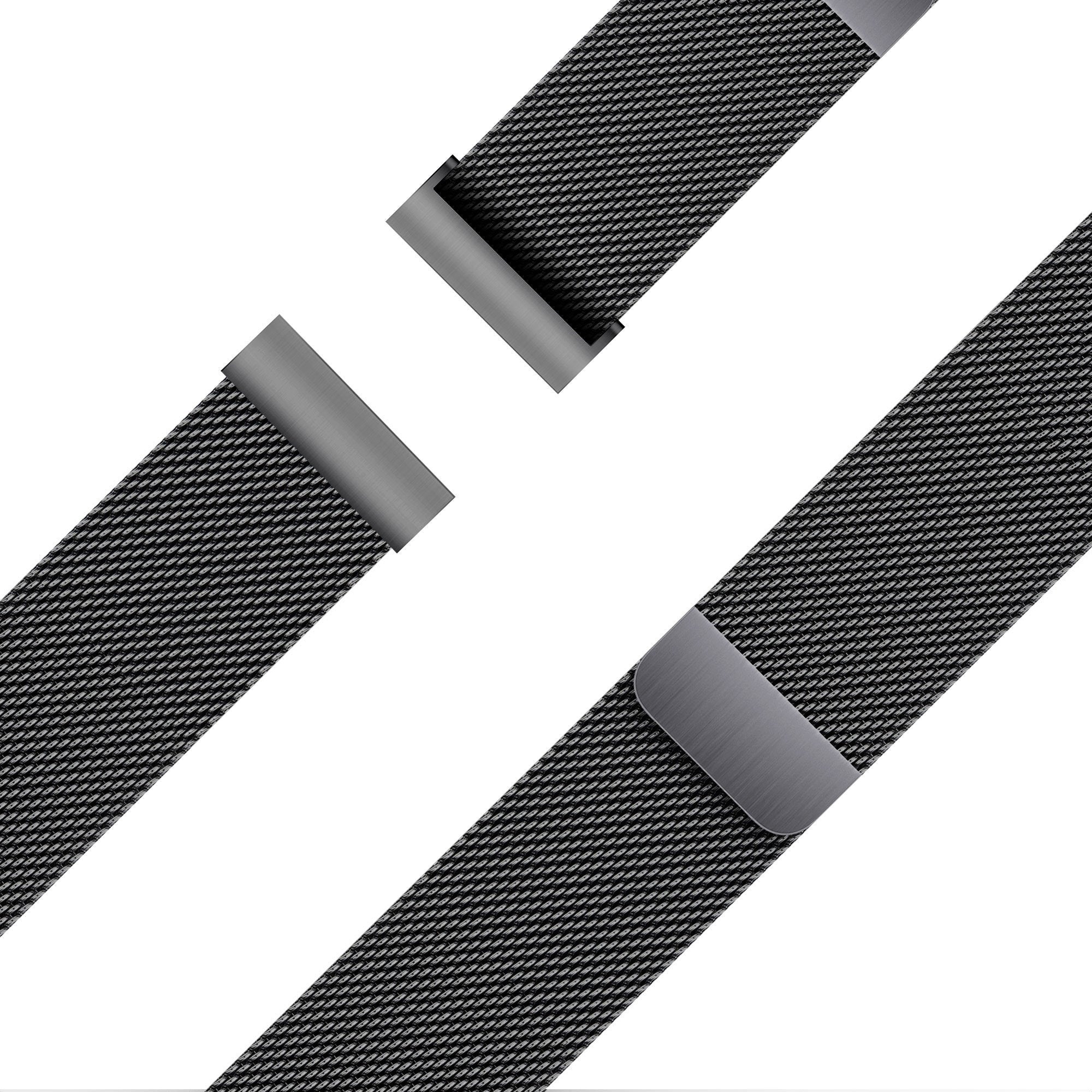 Bandz Suunto Run Milanese Loop Strap (Black)