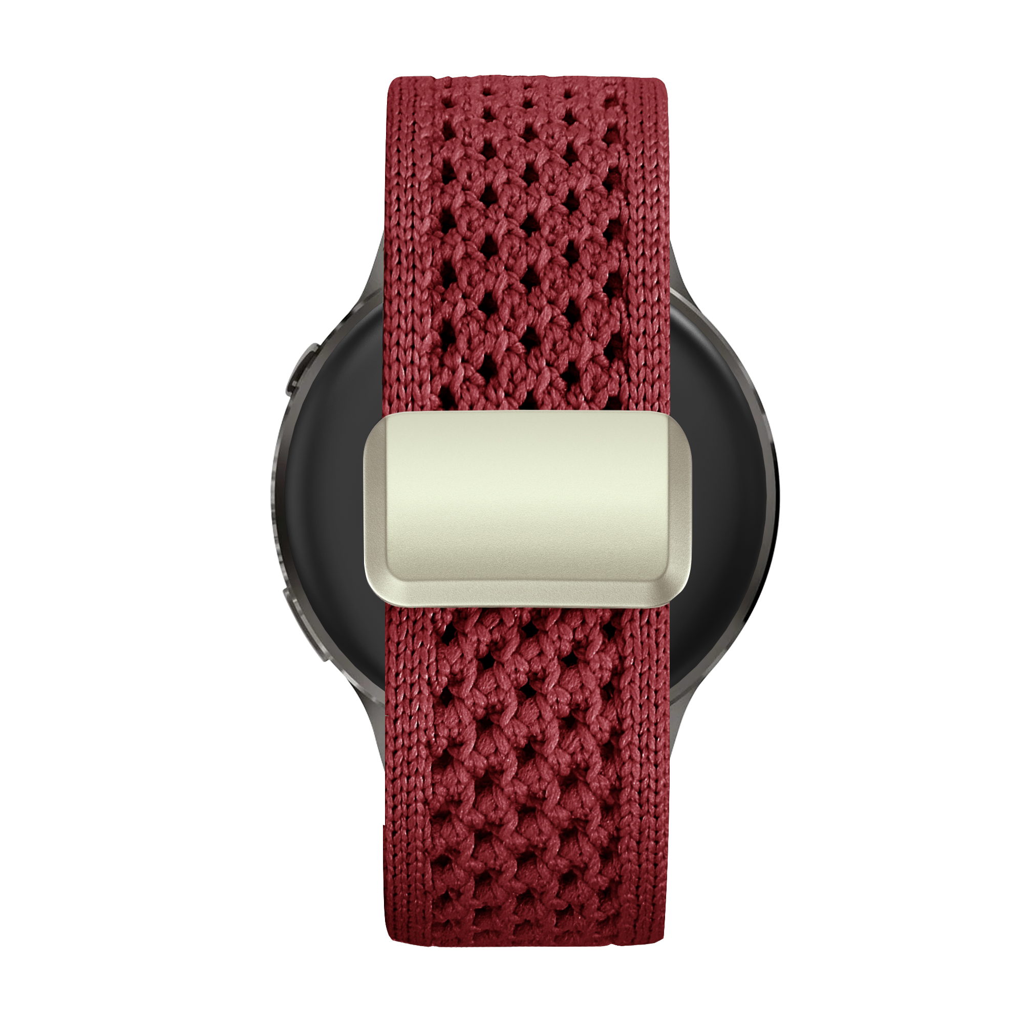 Bandz Garmin Bounce 2 Vintage Nylon Strap (Wine Red)