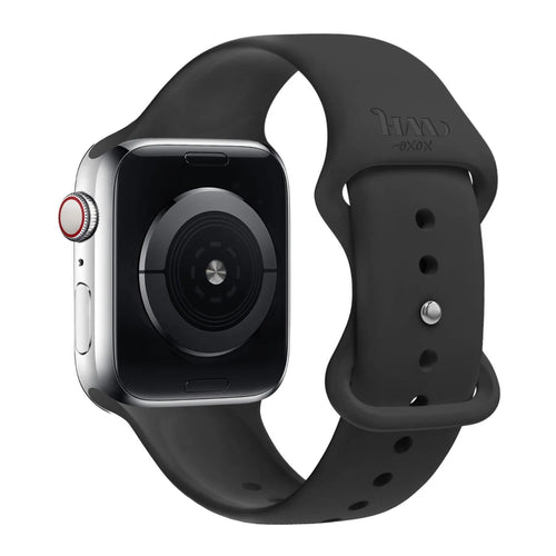 xoxo Wildhearts Apple Watch siliconen bandje (zwart)
