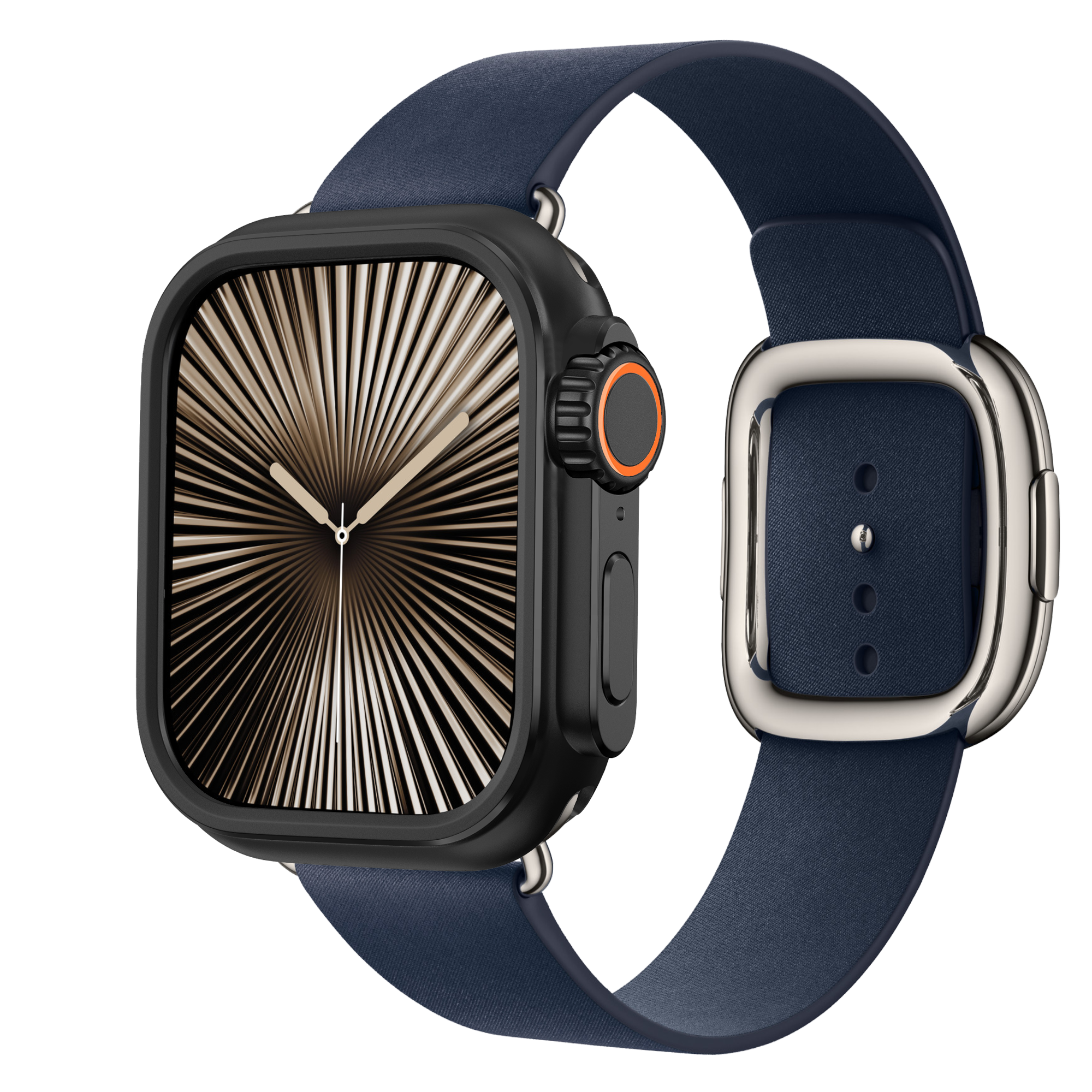 Bandz Apple Watch 7/8/9 - 45mm Metal Case (Black)