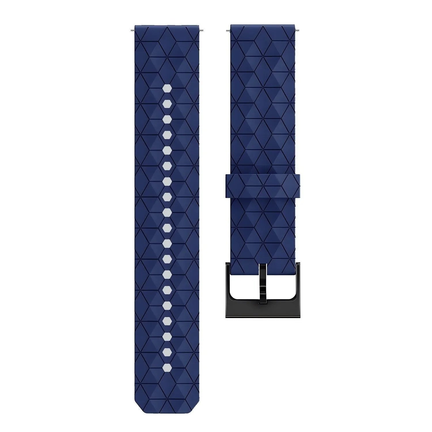 Suunto 9 Peak Pro silicone hexa band (donkerblauw)
