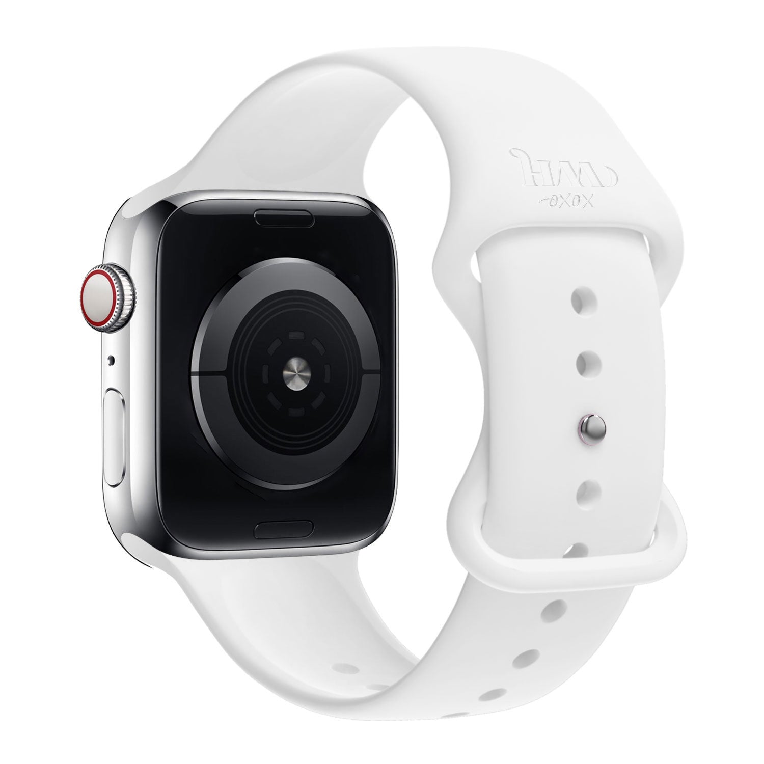 xoxo Wildhearts Apple Watch siliconen bandje (wit)