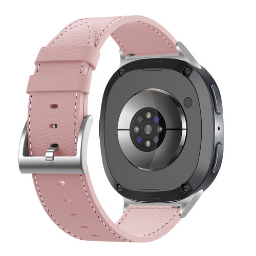 Samsung Galaxy Watch 8 - 40mm leren grain band (roze)