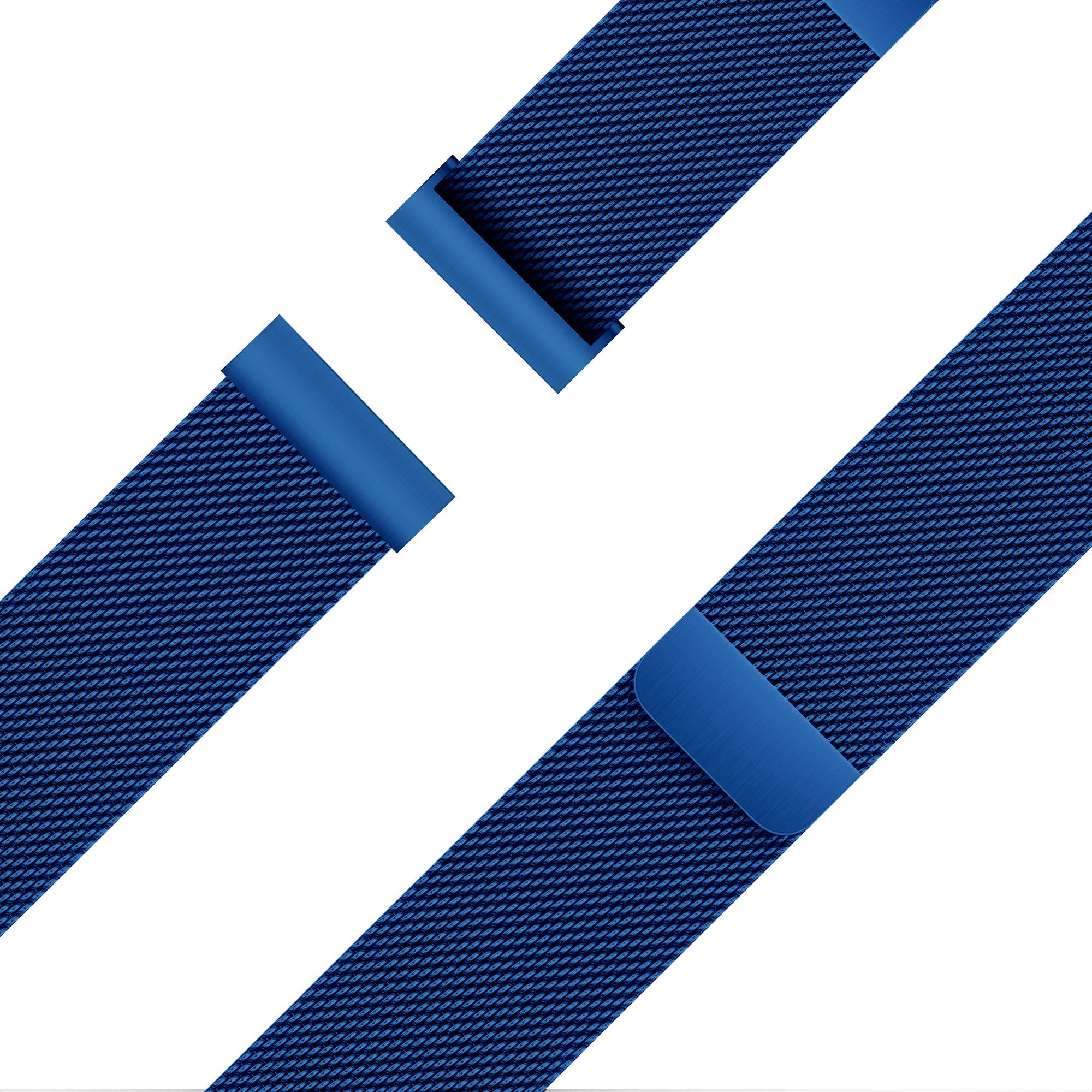 Bandz Garmin Venu 2 Plus Milanese loop band (blauw)