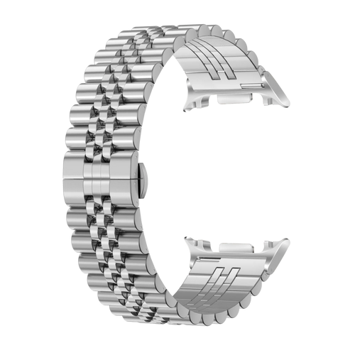 Samsung Galaxy Watch 8 - 44mm Jubilee stalen band (zilver)