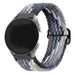 Samsung Galaxy Watch FE Adjustable Braided Strap (Black/White)