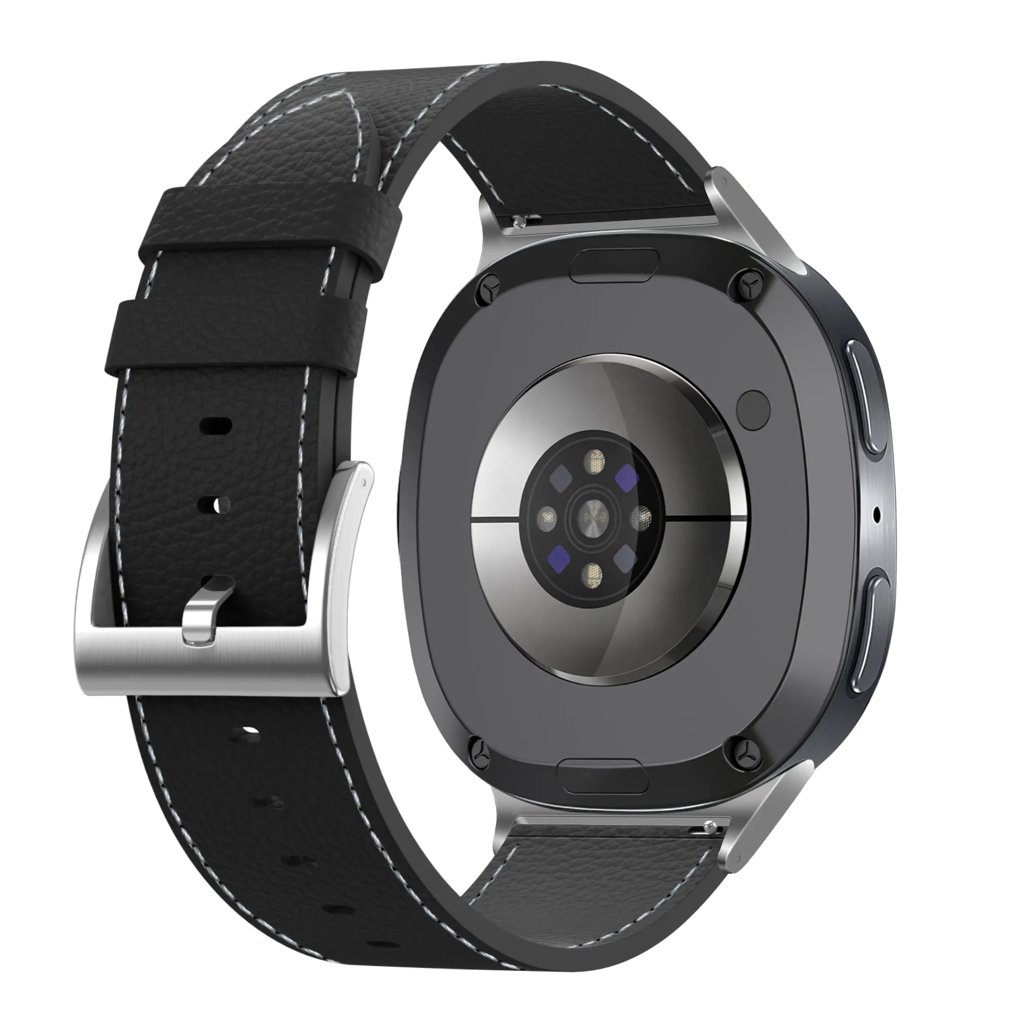 Samsung Galaxy Watch 8 - 40mm Leather Grain Strap (Black)