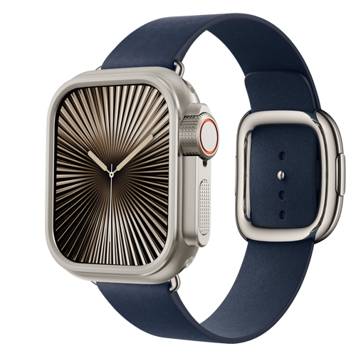 Bandz Apple Watch metalen hoesje (titanium)