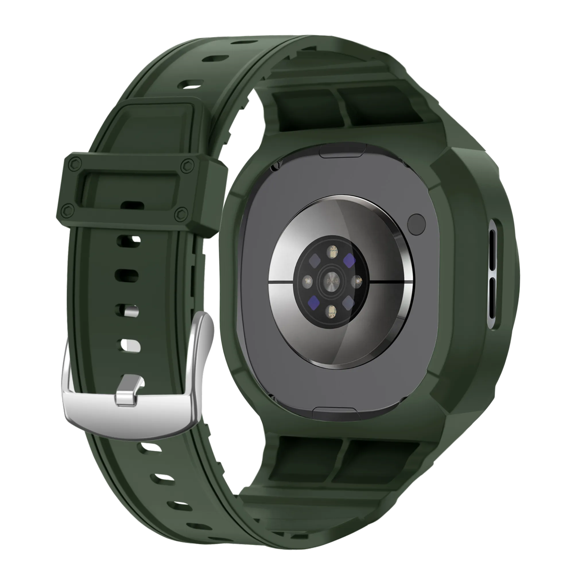 Samsung Galaxy Watch 8 - 44mm TPU bandje met frame (groen)
