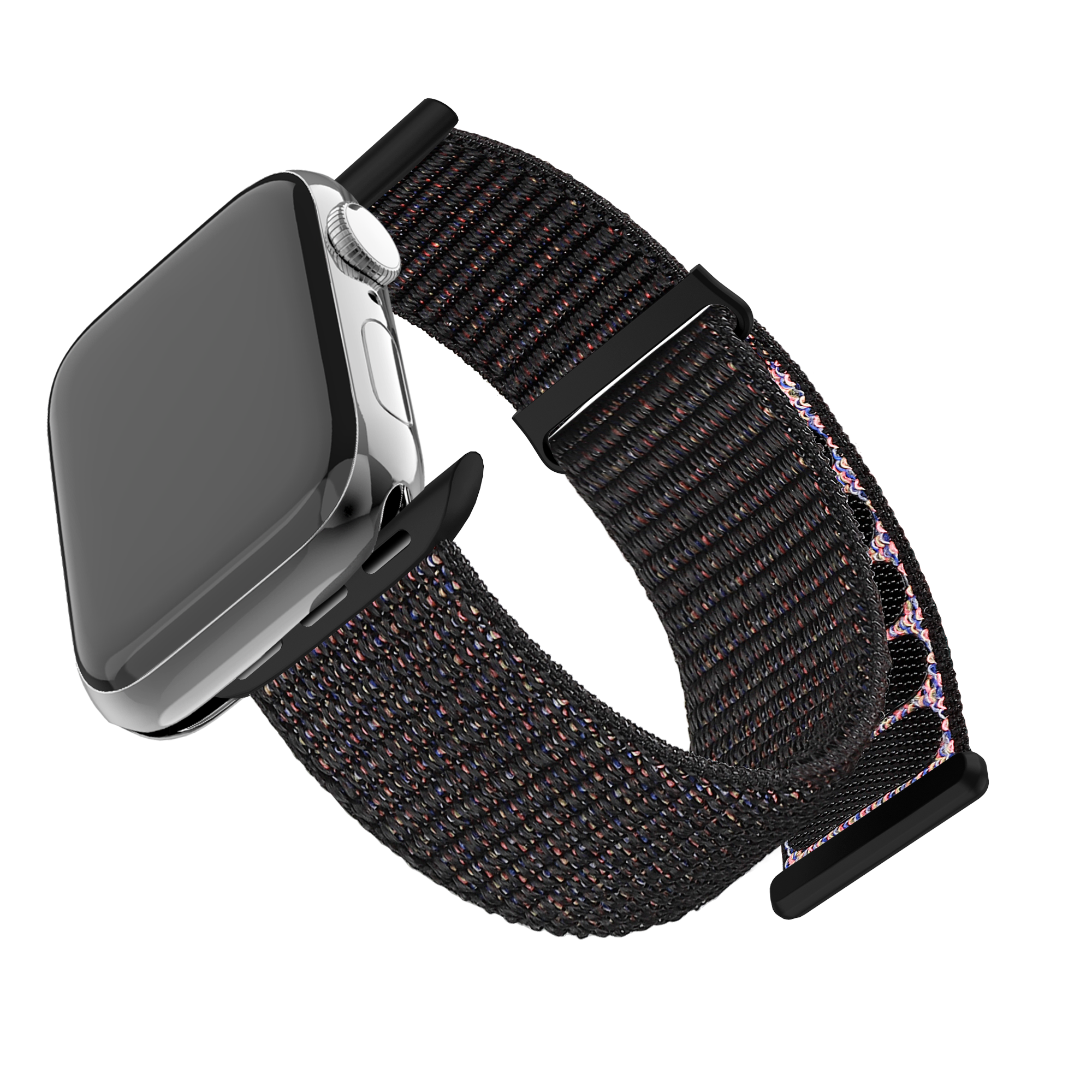 BALR Apple Watch nylon band (zwart)