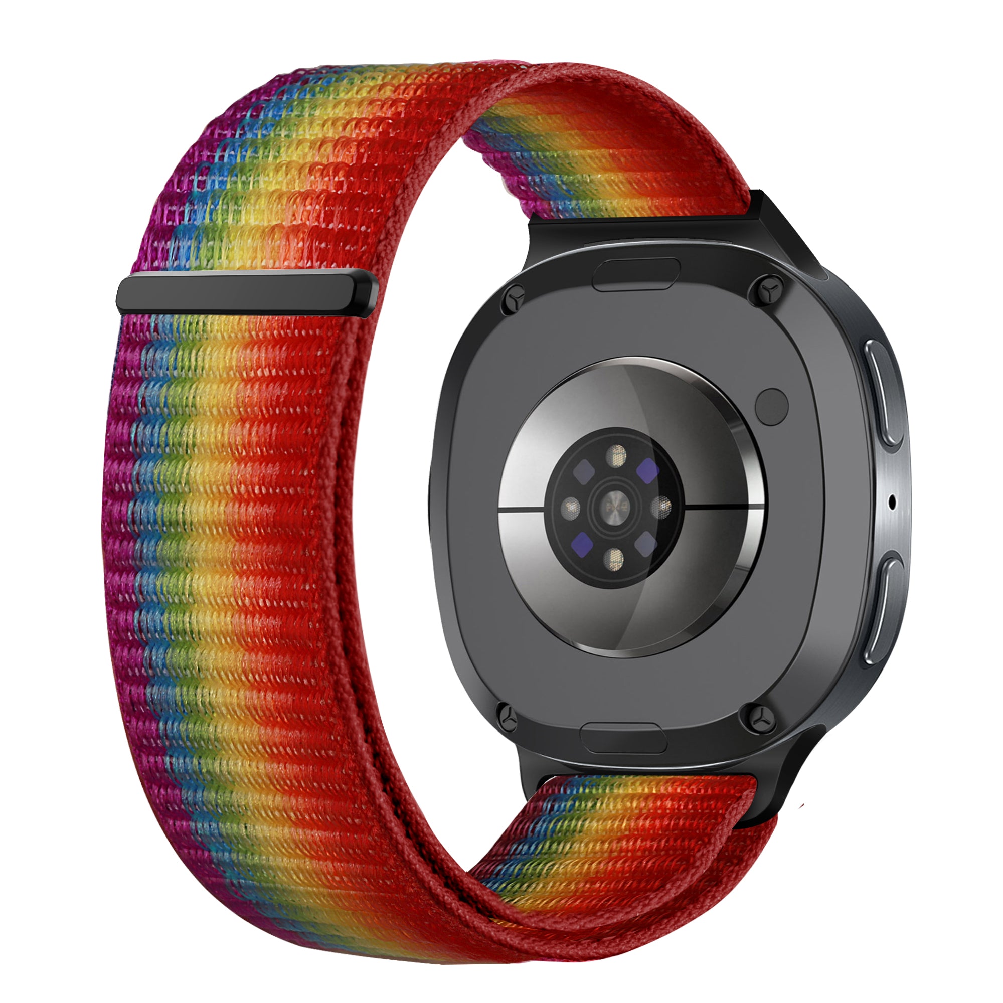  Samsung Galaxy Watch 8 - 40mm nylon bandje (regenboog)