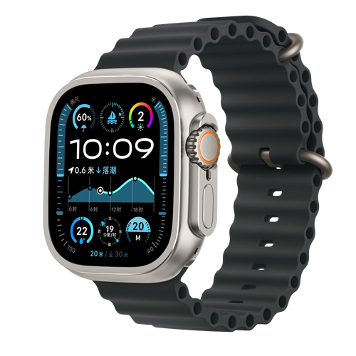 Bandz Apple Watch Ultra - 49mm metalen hoesje (titanium)