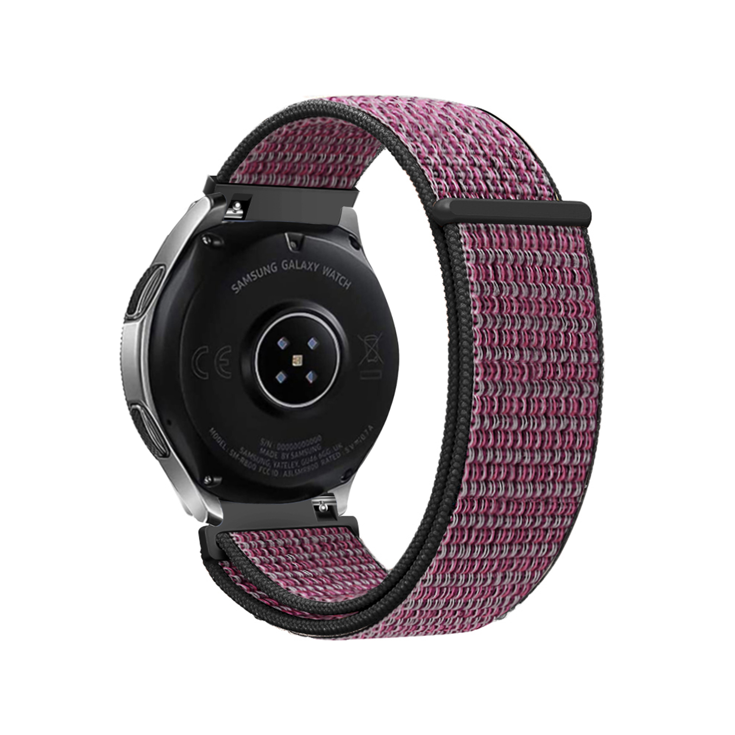Withings ScanWatch 2 - 42mm nylon bandje (true berry)