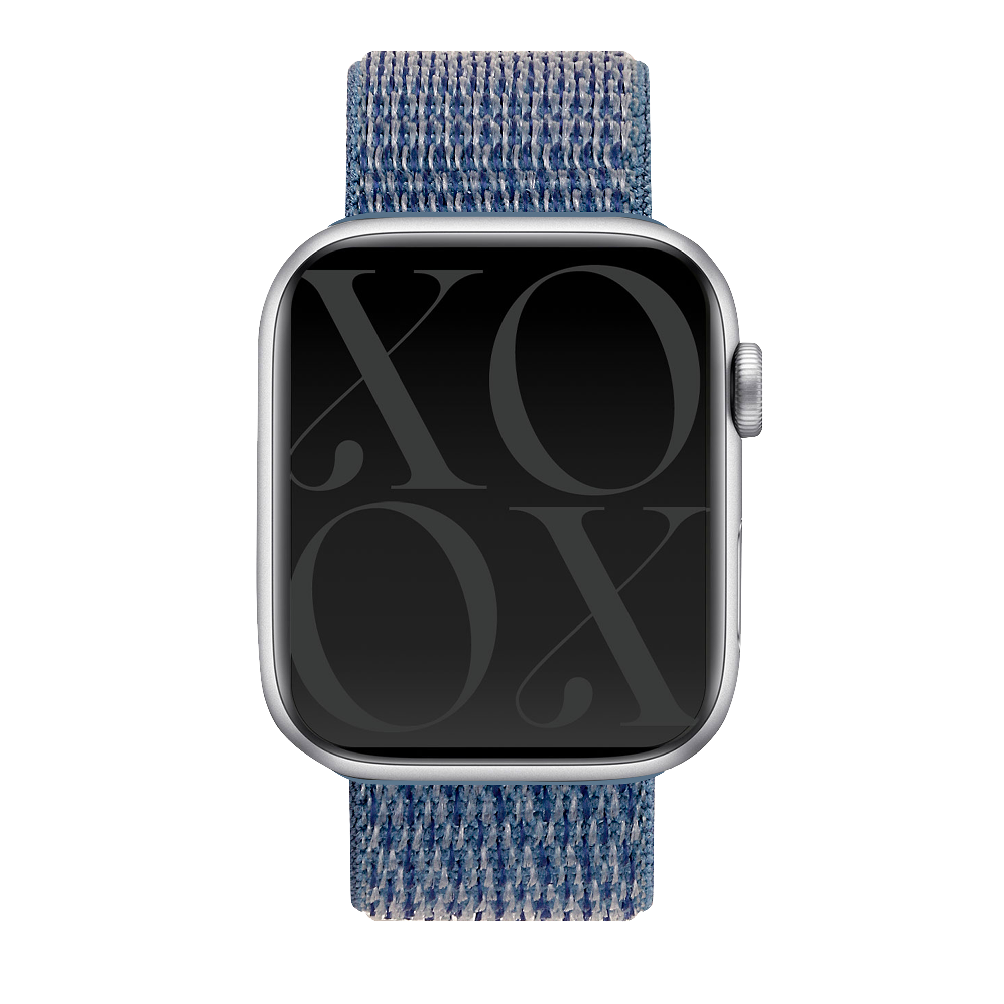 xoxo Wildhearts Apple Watch nylon  bandje (blauw)