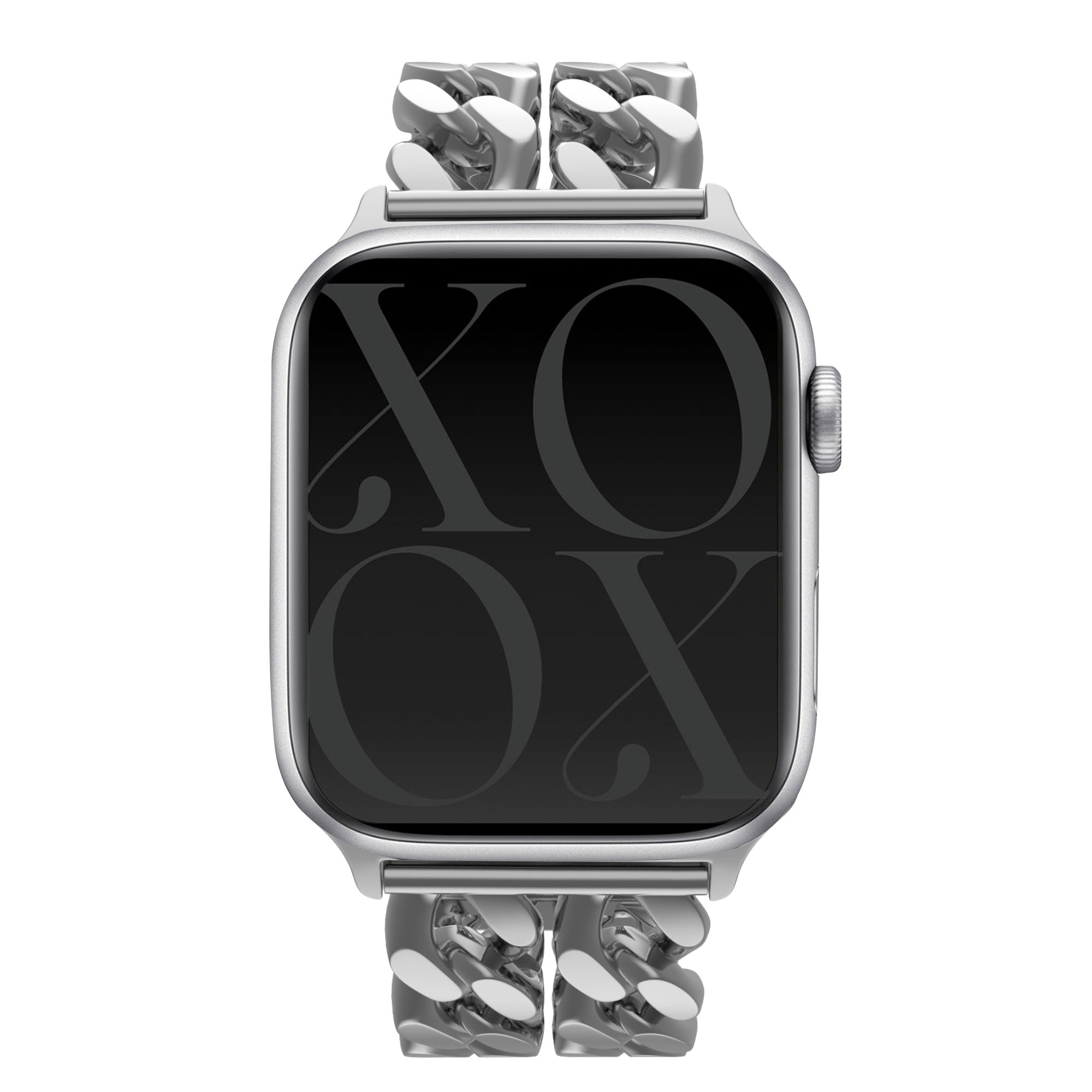 xoxo Wildhearts Apple Watch stalen bandje - Chain strap (silver) - 38/40/41/42mm 