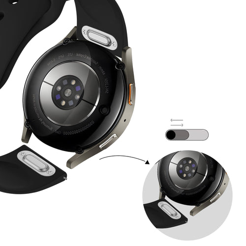 Bandz ICE Smart 2.0 Round 1.20 sport band 'Easy fit' (zwart)