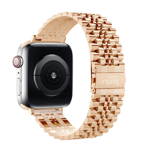 xoxo Wildhearts Apple Watch stalen bandje (roségoud)
