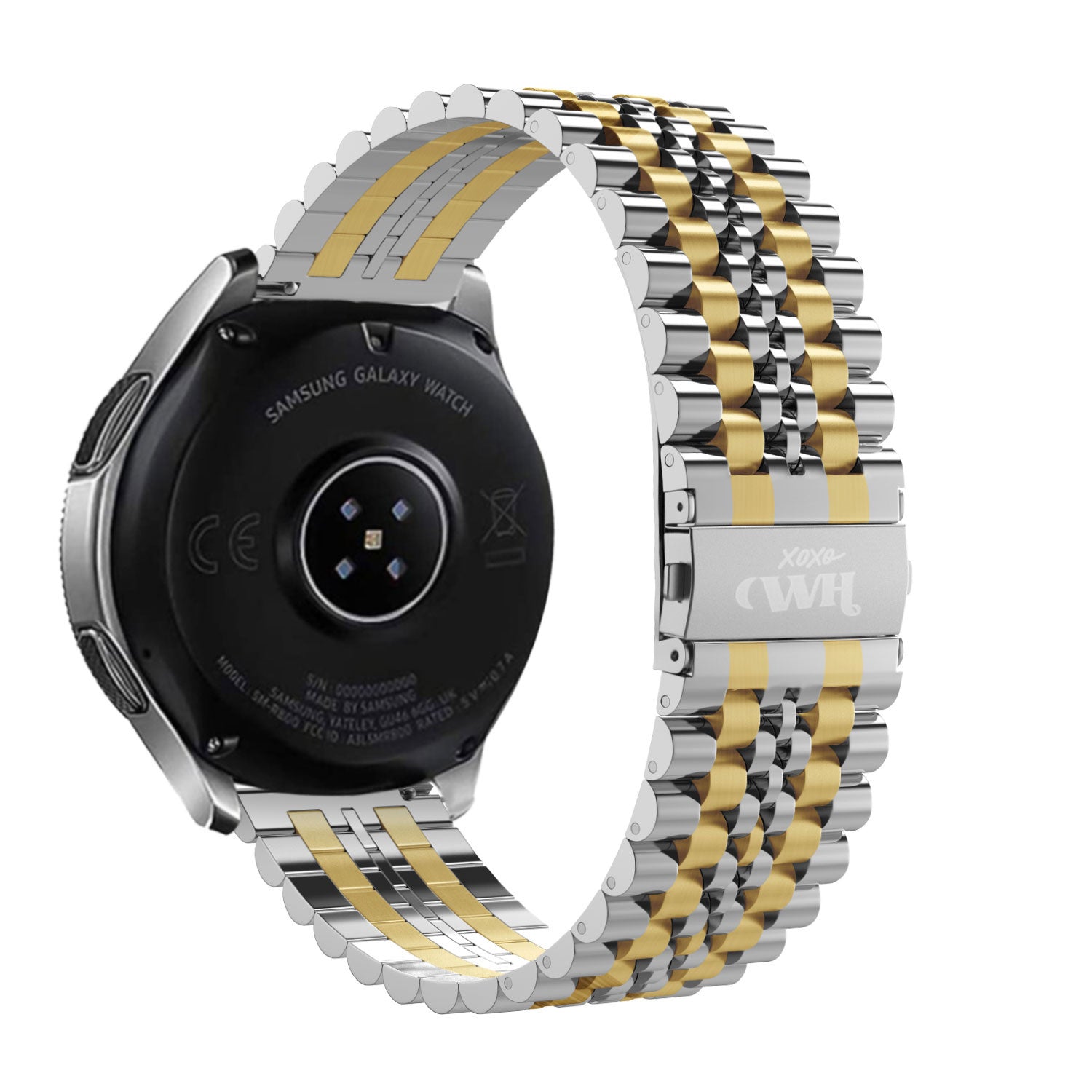 xoxo Wildhearts Amazfit GTR 2 stalen bandje (zilver/goud) 