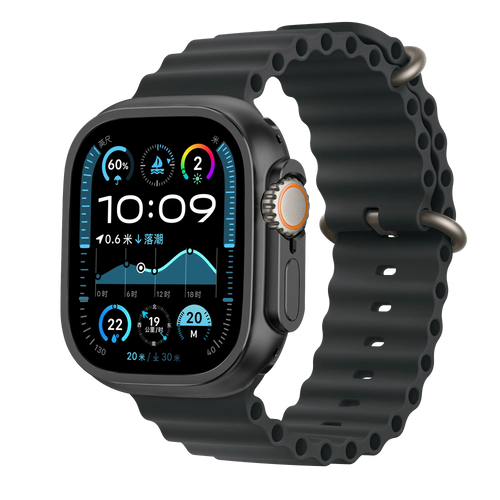 Bandz Apple Watch Ultra - 49mm metalen hoesje (zwart)