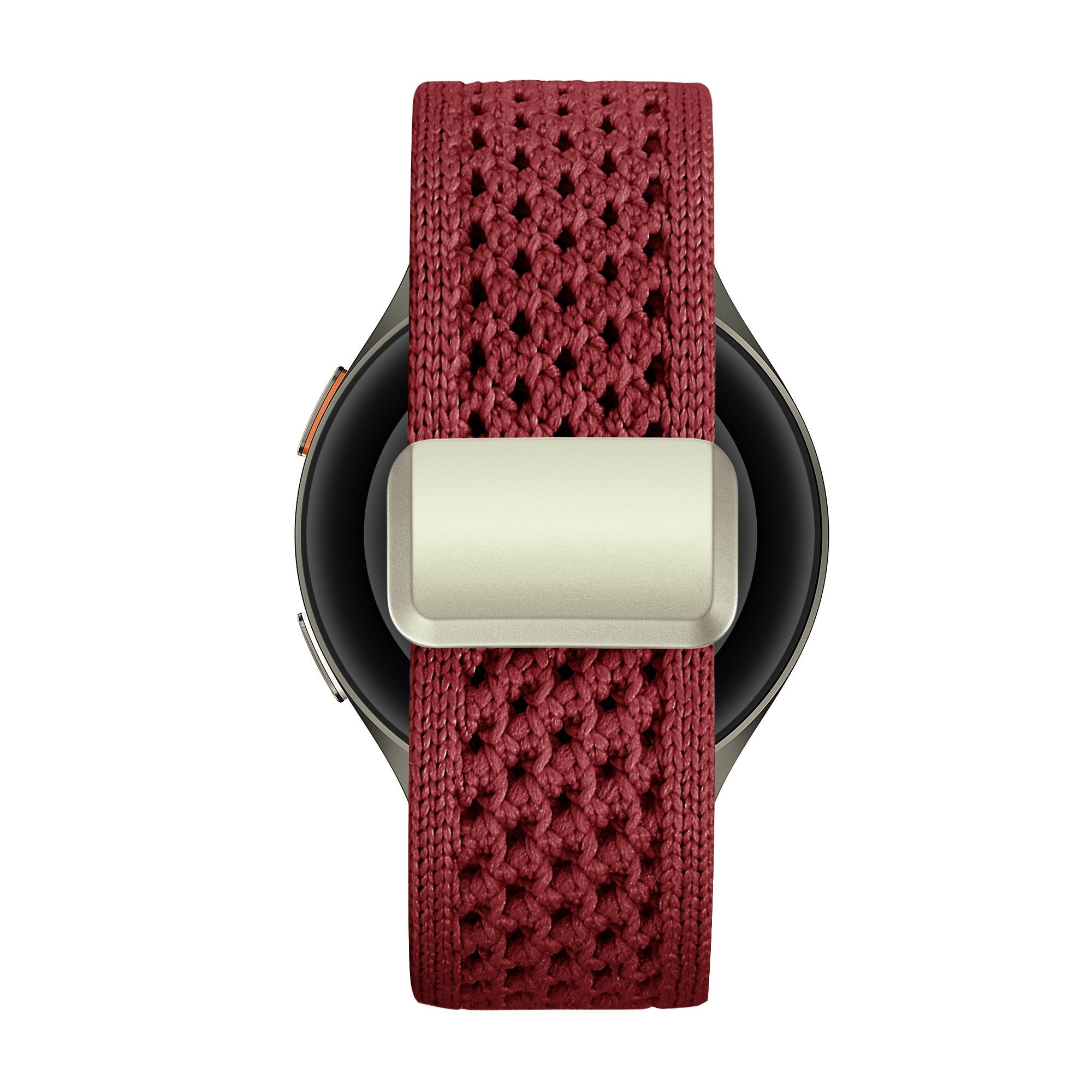 Bandz Garmin Approach S12 vintage nylon band (wijnrood)