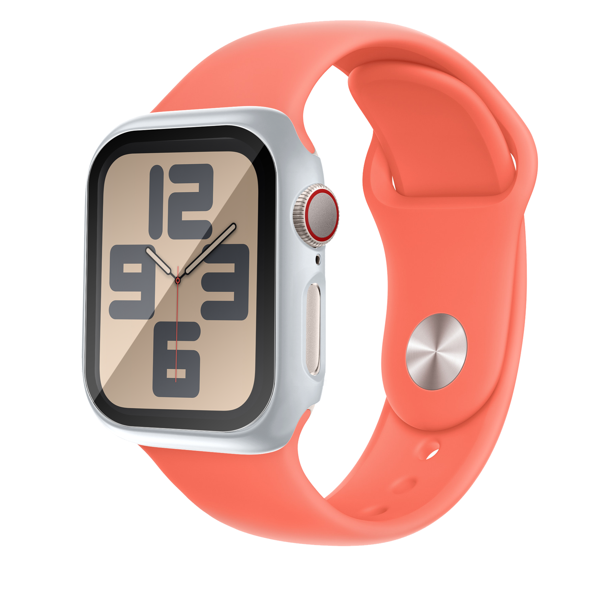 Bandz Apple Watch 10 - 42mm PC Case with Glass (Silver)