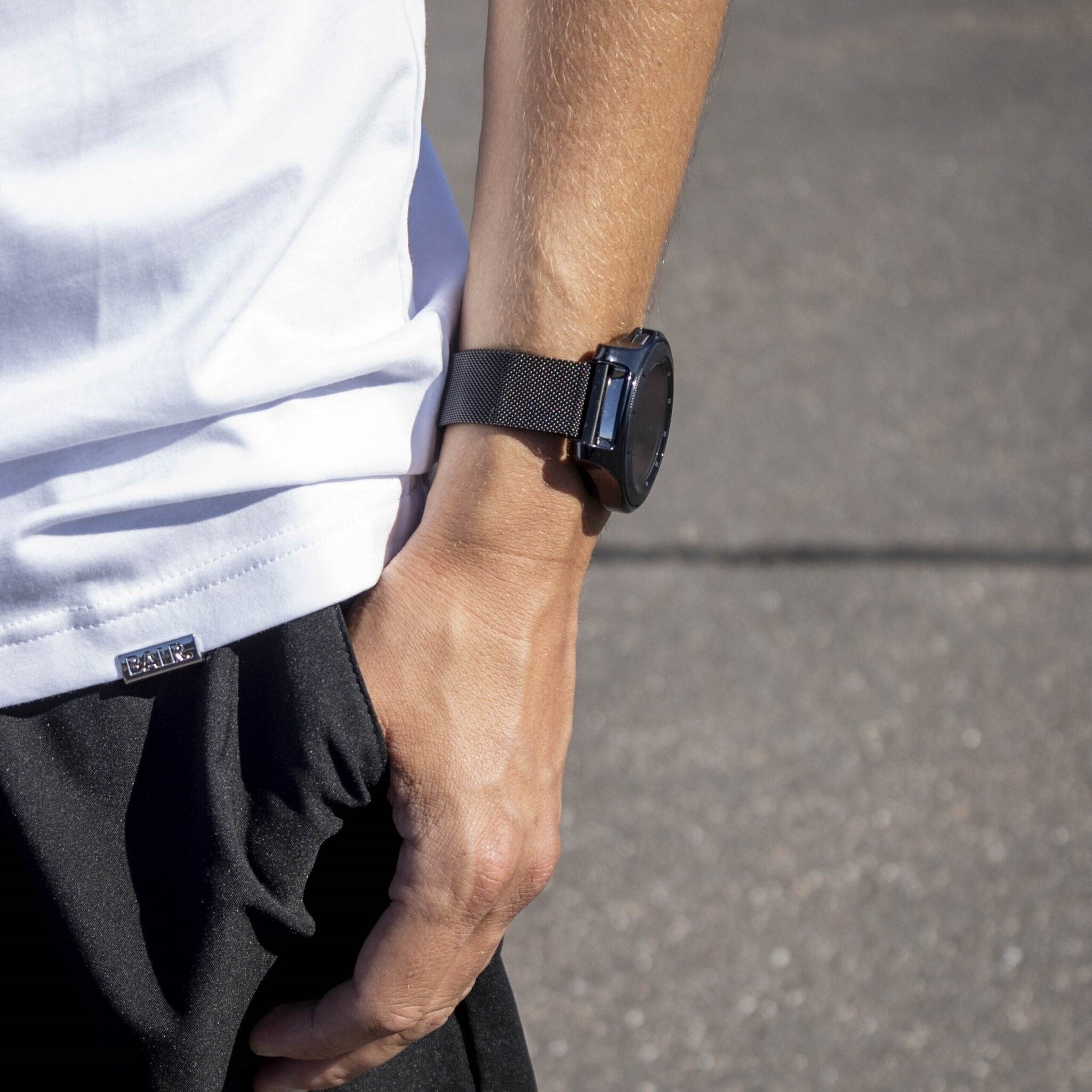 BALR Amazfit GTR 2 Milanese band (zwart)