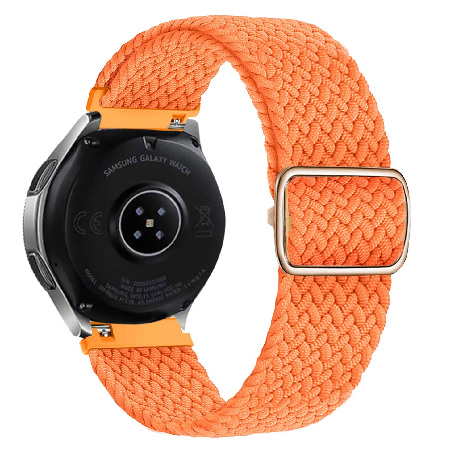 Coros Apex 46mm verstelbaar geweven bandje (oranje)