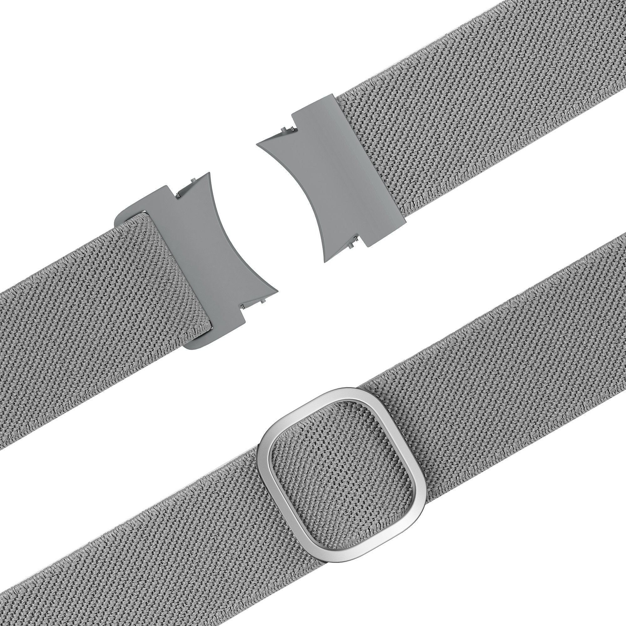Bandz Samsung Galaxy Watch 7 - 40mm elastische band 'Easy fit' (grijs)
