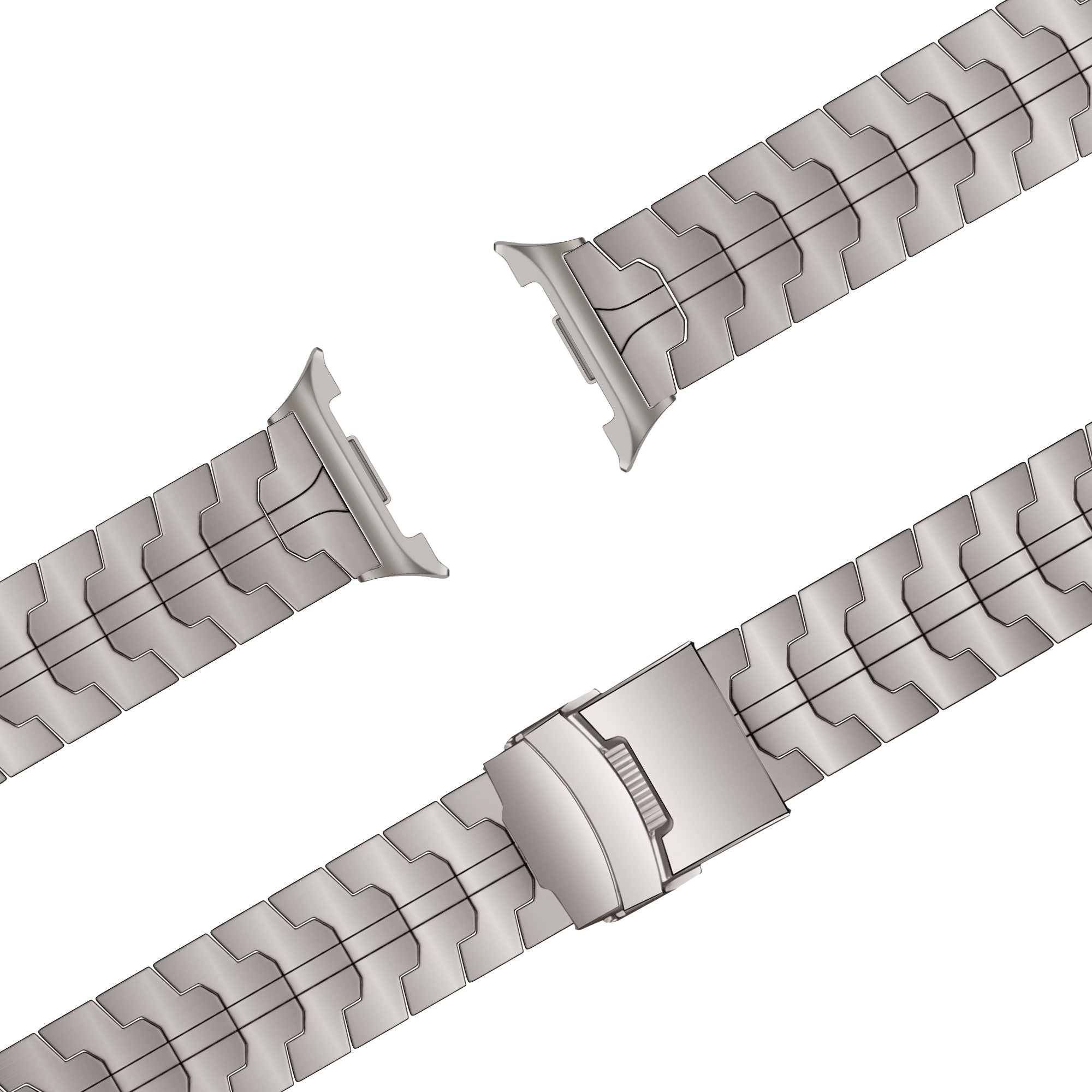 Bandz Samsung Galaxy Watch 8 Classic titanium band 'Iron' (titanium)