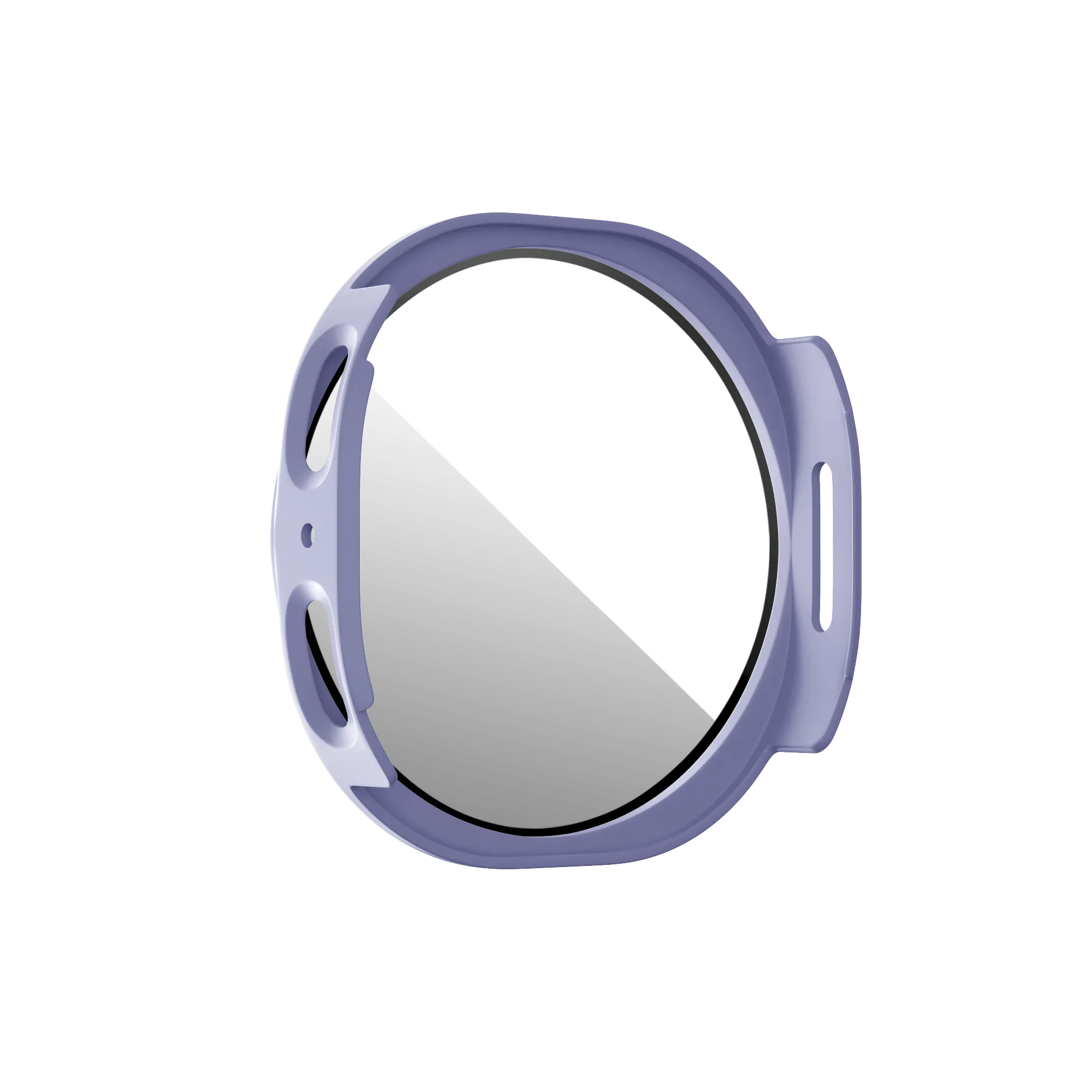Bandz Samsung Galaxy Watch 8 - 40mm PC hoesje met glas (paars)