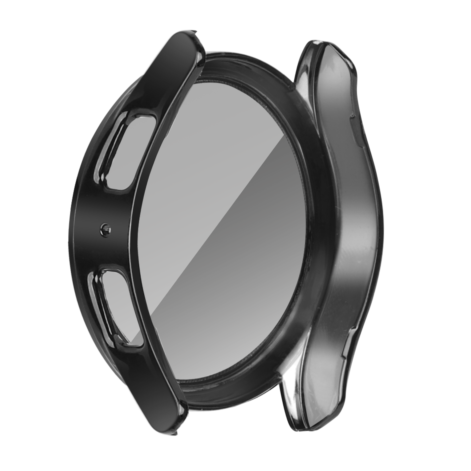 Samsung Galaxy Watch 7 - 40mm Diamond hoesje met glas (zwart)