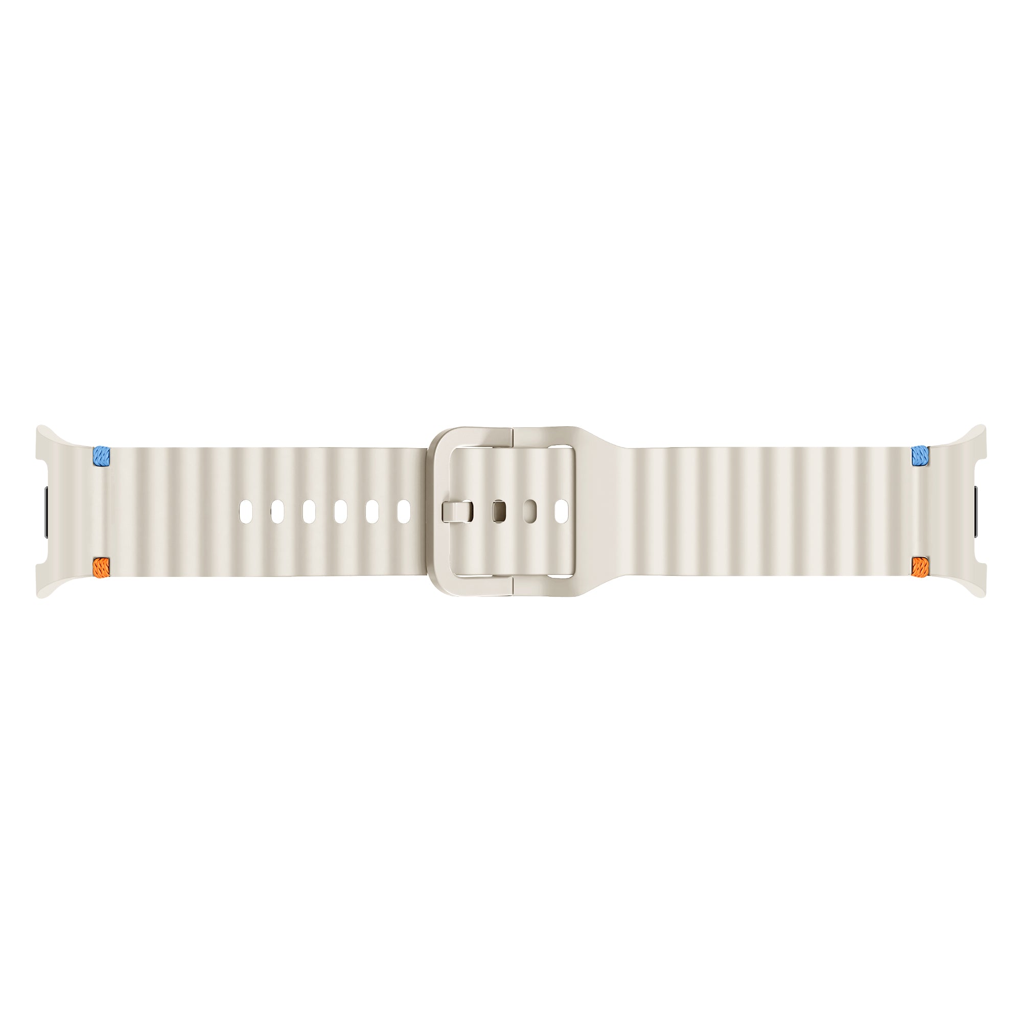 Samsung Galaxy Watch 8 Classic Wave Silicone Strap (Starlight)