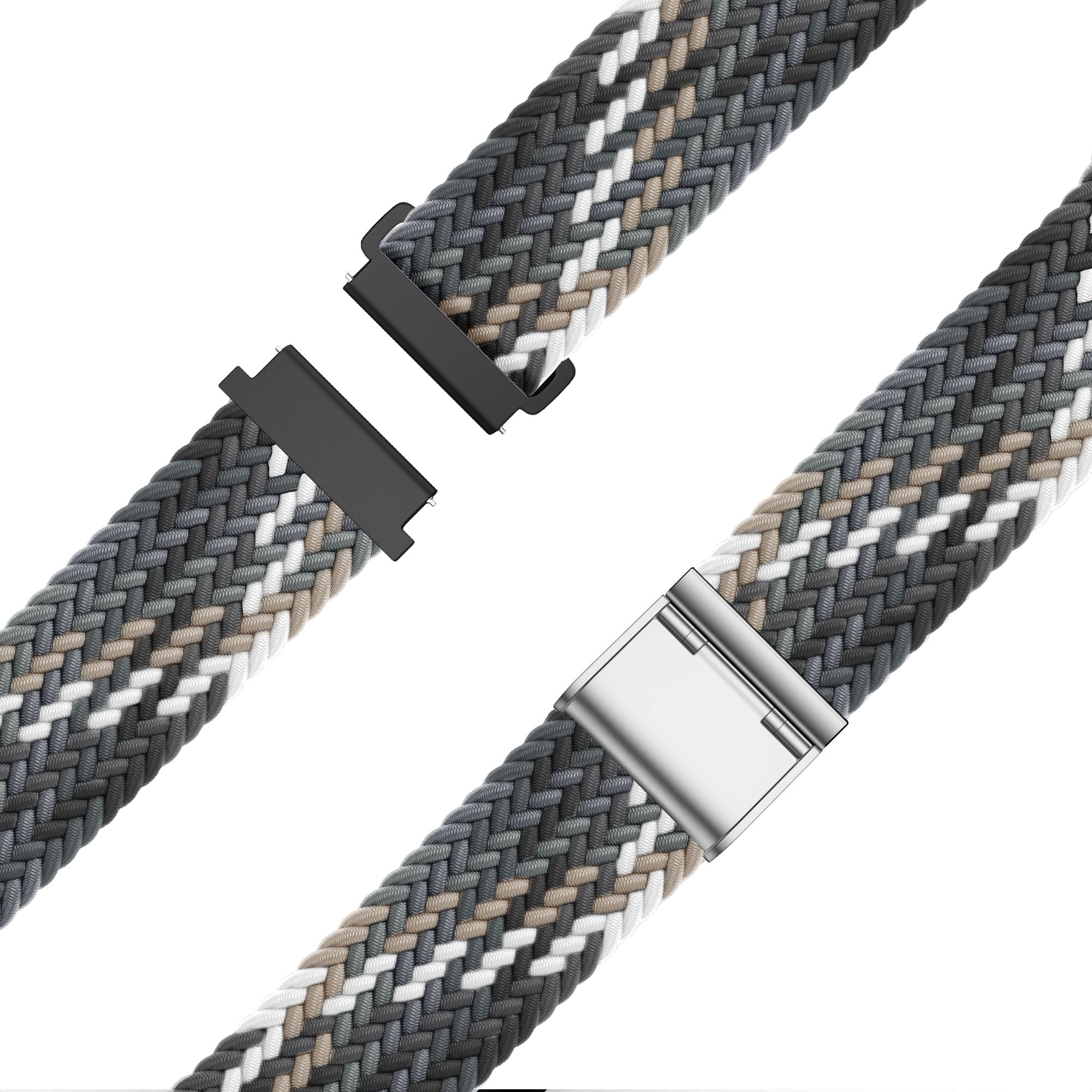 Bandz Garmin Bounce 2 gevlochten nylon band (leisteen)