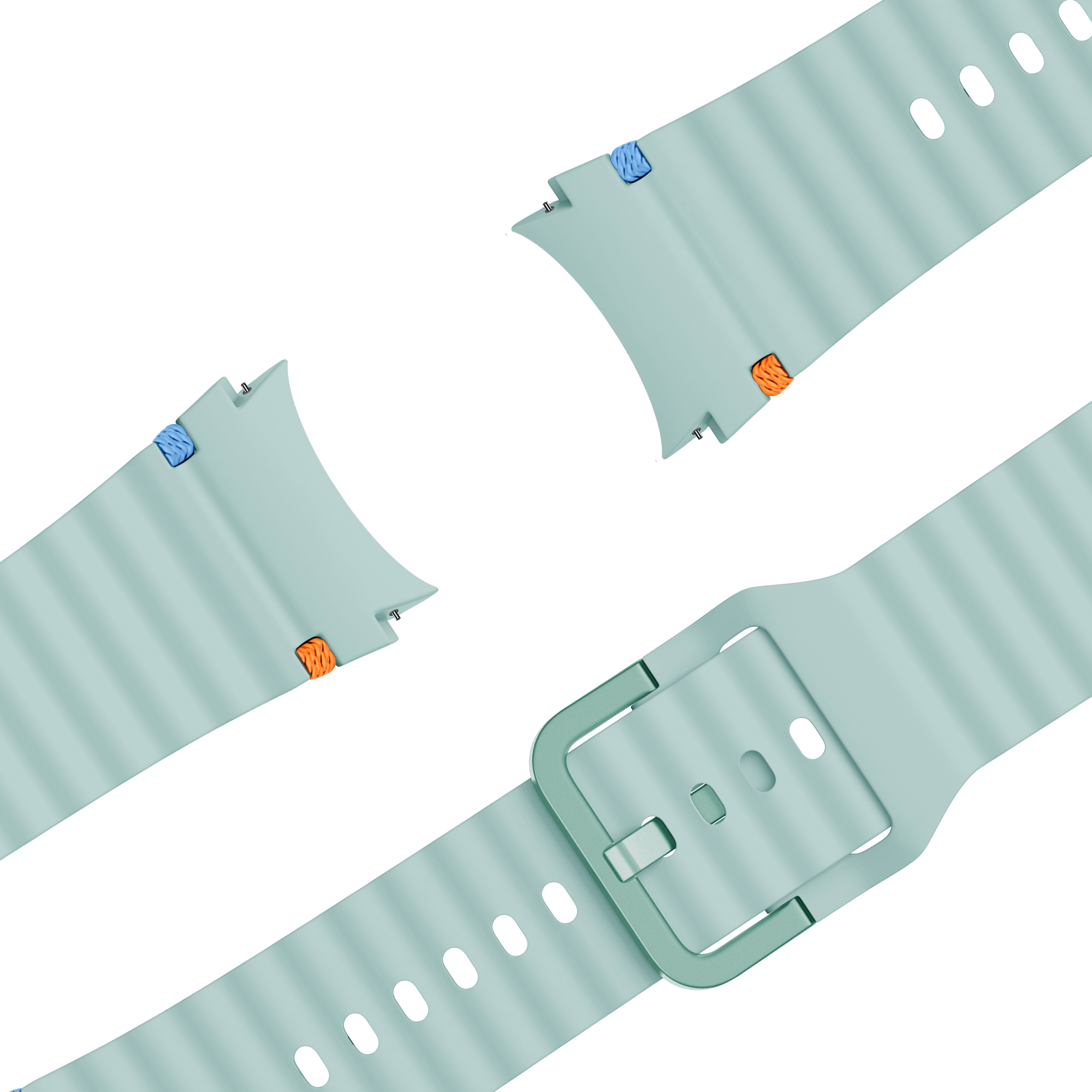 Bandz Samsung Galaxy Watch 5 Pro Wave Strap 'Easy Fit' (Mint)