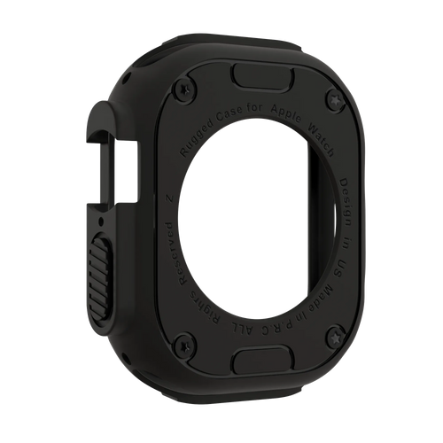 Bandz Apple Watch Ultra - 49mm robuust TPU hoesje (zwart)