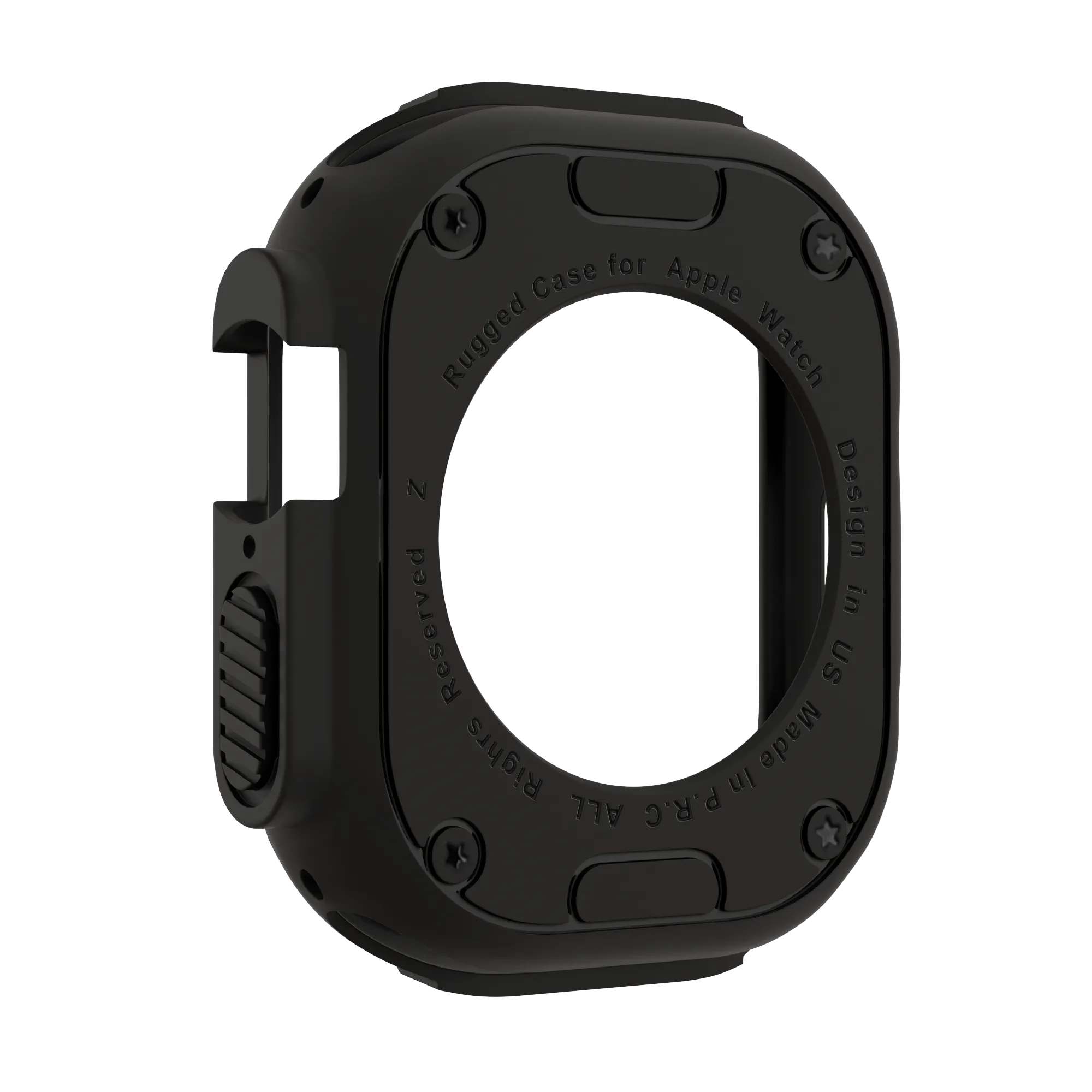 Bandz Apple Watch Ultra - 49mm robuust TPU hoesje (zwart)