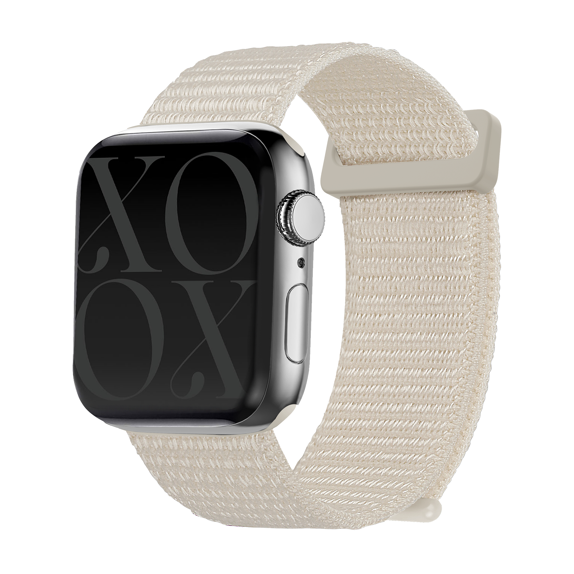 xoxo Wildhearts Apple Watch nylon  bandje (sterrenlicht)