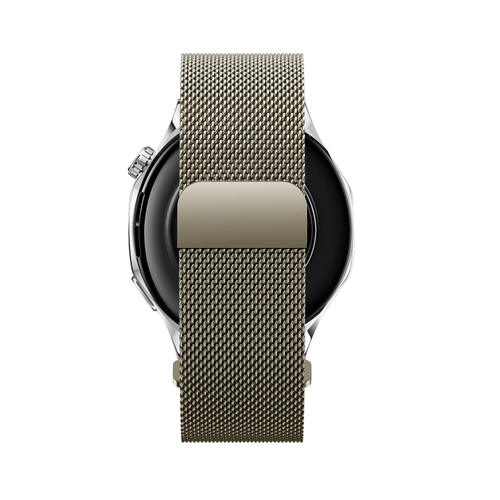 Bandz Amazfit Active Max Milanese band 'Easy fit' (titanium)
