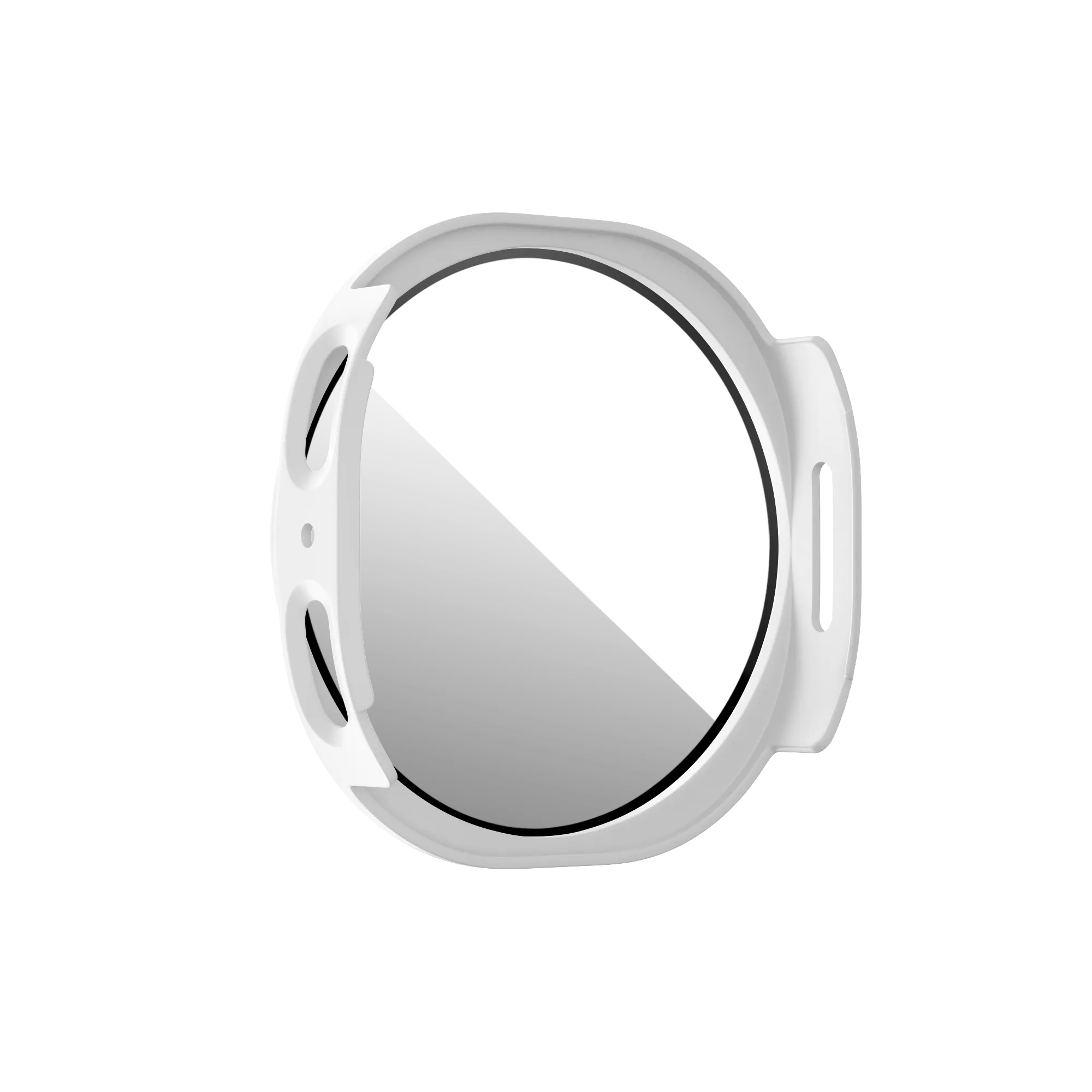 Bandz Samsung Galaxy Watch 8 - 40mm PC hoesje met glas (wit)