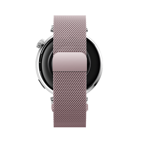 Bandz Huawei Watch GT 5 - 41mm Milanese band 'Easy fit' (roze)