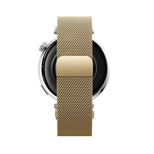 Bandz Huawei Watch GT 4 - 41mm Milanese Strap 'Easy fit' (Gold)