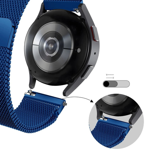 Bandz Gard Pro Health Smartwatch 3 - 41mm Milanese loop band (blauw)